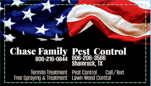 Chase Family Pest Control, Pest Control company in Shamrock Pest Control Services by Chase Family Pest Control in Shamrock, Texas